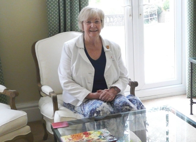 Mrs Judy Goodland in the Head's Study, May 2012